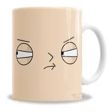 Caneca Porcelana Family Guy, Personaje Stewie 325ml - Presente Personalizado