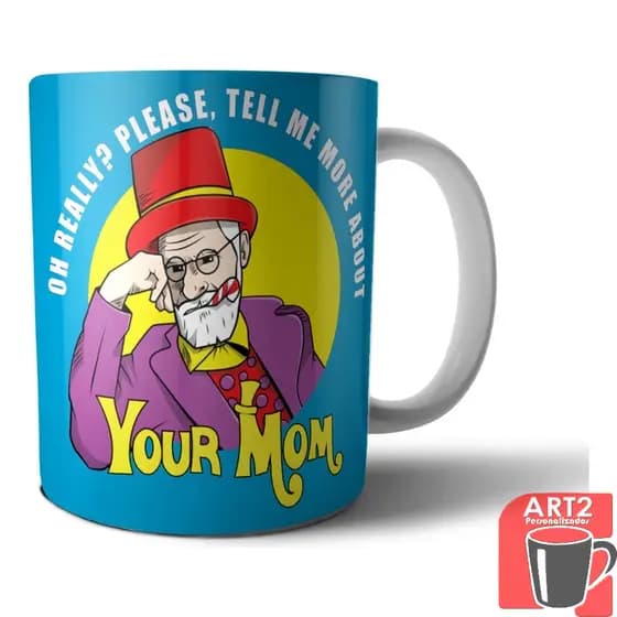 Caneca Porcelana Sigmund Freud (varios Modelos) 325ml - Presente Personalizado