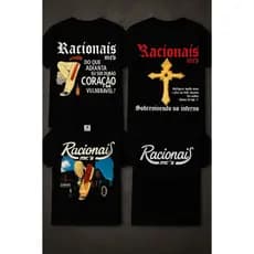 Camiseta Racionais Algodão 30.1 Unissex
