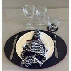 Conjunto Kit Jogo Americano De Mesa De Jantar Elegante Para a Familia Chique Porta Copo 10/8/6/4 peças