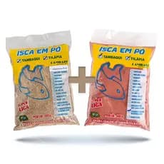 Massa Atrativa para pesca Kit Com 2  Isca Em Pó 500g Para Pesca De Varios Tipos De peixes