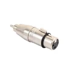 Plug Adaptador Rexlis XLR Fêmea P/ RCA Macho - AC2832