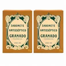 Kit C/ 2 Sabonetes Granado Antisséptico 90g Hidratação Vegano - CM0004K2