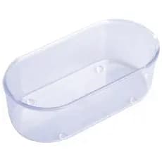 Banheira Para Pássaros Aves Cristal Premium Oval Grande