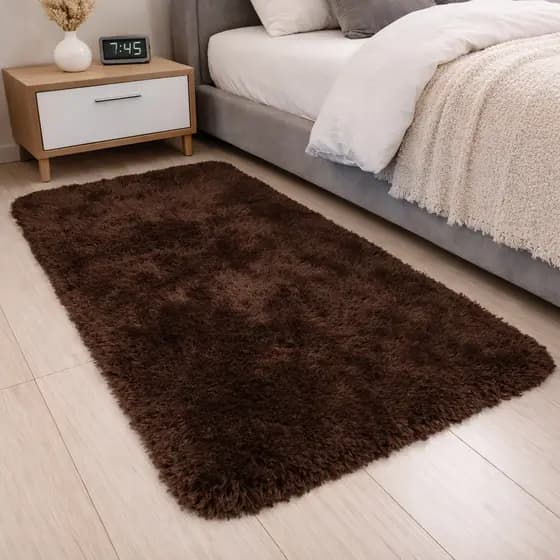 Tapete Peludo Para Quarto 1,00x0,55 Qualidade Promoção