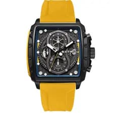 RELÓGIO DE PULSO EXTRI MASCULINO PULSEIRA DE SILICONE 30 ATM A PROVA DÁGUA X6085