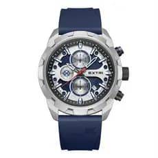 RELÓGIO DE PULSO MASCULINO EXTRI A PROVA D'ÁGUA 30 ATM PULSEIRA DE SILICONE