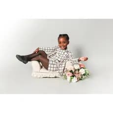 Conjunto Infantil Xadrez Menina Blazer