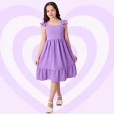 vestido de verão infantil e juvenil Michele