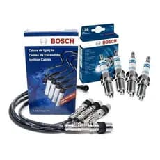 Kit Cabo E Vela Bosch SP30 Gol Fox Voyage Saveiro Spacefox 1.0 1.6 Flex
