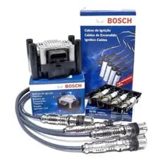 Kit Vela Cabo Bobina Ignição Gol G4 G5 Fox Voyage 1.0 1.6 8v F00099C125 SP30 F000ZS0210