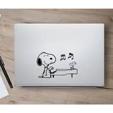 adesivo snoopy notebook laptop sem fundo