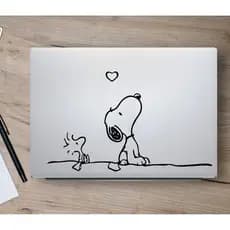 adesivo snoopy notebook laptop sem fundo