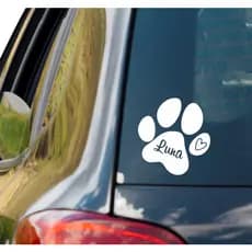 adesivo pet carro sticker personalizado