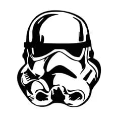 adesivo stormtrooper star wars decalque