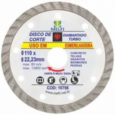 Disco corte turbo 110 x 22mm - Melfi