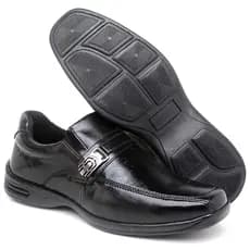 Sapato Social Casual Sport Fino Com Fivela Prata Super Confortável e Barato Envio Imediato