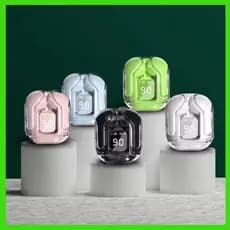 Fone Bluetooth Ultrapods Max com Power Case LED e Touch Control