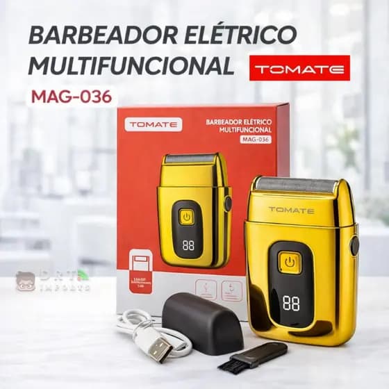 💈🔥 BARBEADOR ELÉTRICO TOMATE MAG-036 – ACABAMENTO PROFISSIONAL EM CASA!