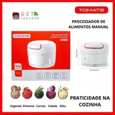 🥗 Processador de Alimentos Manual Tomate SRQ-019