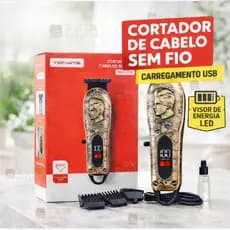 ✂️ Cortador de Cabelos Sem Fio Tomate MAG-030