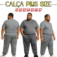 kit Calça Plus Size Masculino 3 peças ou 1 peça G1 G2 G3 G4 G5 G6