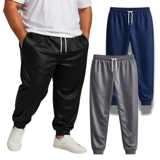 Kit 2 Calças Masculinas Plus Size G1,G2,G3 - Térmica e Quentinha