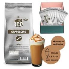 BEBIDA GELADA: ICE CAPPUCCINO - KIT COM 10