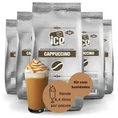 BEBIDA GELADA: ICE CAPPUCCINO - KIT 5 UNIDADES