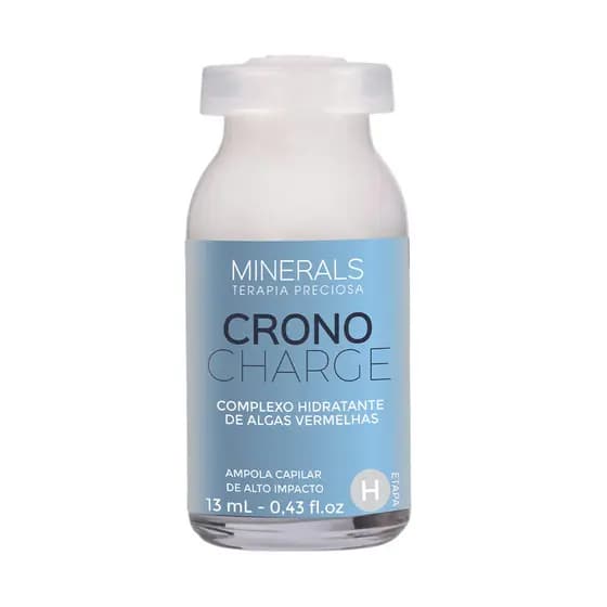 Ampola Minerals Crono Charge Algas Vermelhas  13 Ml