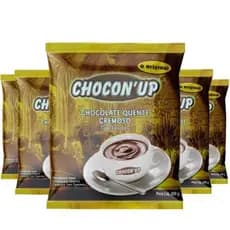 Kit Com 5 Chocon' Up Pó Para Chocolate Quente
