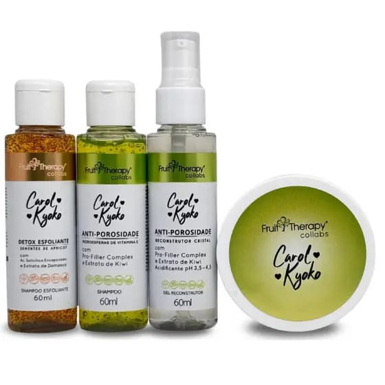 Kit Mini Anti-Porosidade | Carol Kyoko - 4 itens