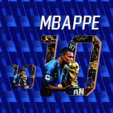 Personalizacao MBAPPE termocolante para camisas