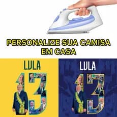 Termocolante para personalizar camisa LULA PRESIDENTE