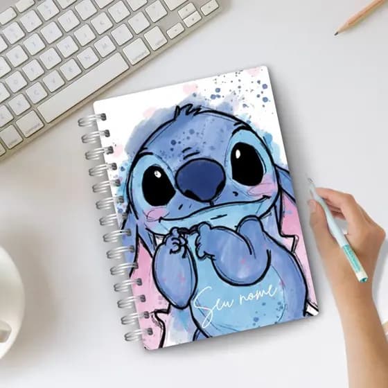 Agenda 2026 - Stitch - Personalizado com Nome