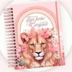 Agenda  / Caderno ou Planner - Mensagens de Ânimo - Personaliza com nome.
