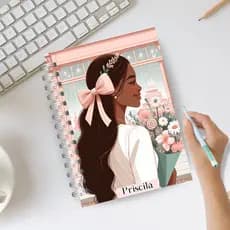 Planner 2025 - Mulher - Datado ou Permanente -Personaliza com Nome