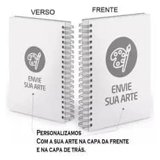 10 Agendas Personalizadas com sua Marca - Visão Semal  3 dias por página