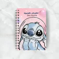 Agenda Escolar Stitch 2026 - Personaliza com Nome
