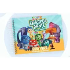 Caderno de Desenhos Divertidamente - A5 - Personalizado com Nome