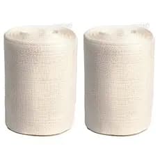 Kit 2 unidades Atadura Rayon Curativo Polarfix 7,5cmX5m Esteril