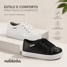 Tênis Baby Casual Molekinha Infantil Menina - Ref 2118.569 - Bebê Sapatênis Conforto Criança Menina