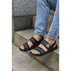 Sandália Papete Cartago Dakar 12280 Masculina Casual Tiras Largas Borracha Confortável Macia