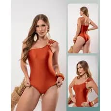 Maio Body Feminino todo Forrado com Bojo Moda Praia Moda verão blogueira decote cavado assimetrico biquini luxo