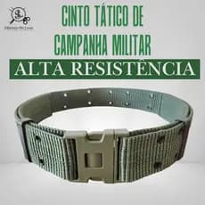 Cinto Tático NA de Campanha Militar