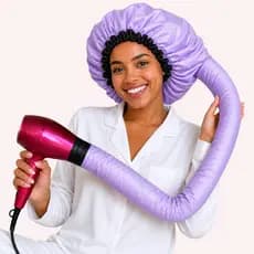 Touca Difusora Toca Difusora de Cetim Secadora Seca cabelo  com Regulador