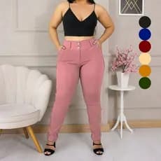 Calça Social Plus Size Preta Executiva Alfaiataria Premium Para Trabalho Conforto Elegância 38 - 52