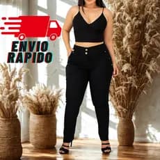 Calça Plus Size Reta Bengaline Com Cós Largo e Elástico Super Confortável Ideal Para Eventos