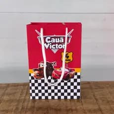 Sacolinha Personalizada Carros Relampago McQueen | Pegue e Monte | Lembrancinhas | Festa infantil | Aniversário