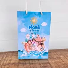 Sacolinha Personalizada Arca de Noé | Pegue e Monte | Lembrancinhas | Festa infantil | Aniversário